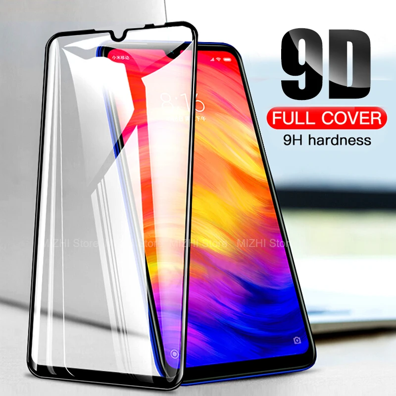 Закаленное стекло для Xiaomi Redmi Note 7 2019 защитная пленка на весь экран не | Мобильные