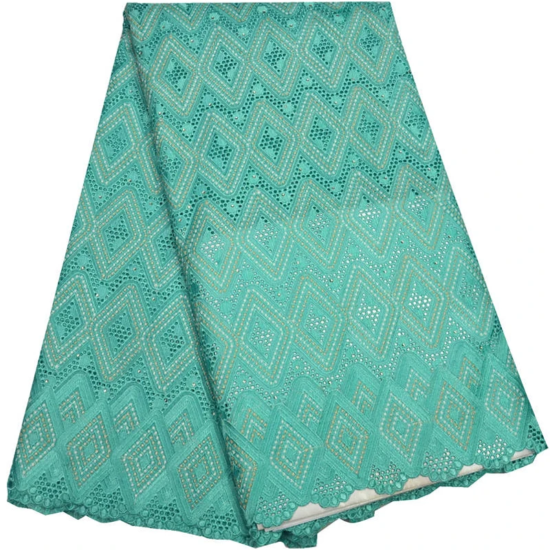 2017 Африканский хлопок вуаль кружевной ткани Высокое качество нигерийский