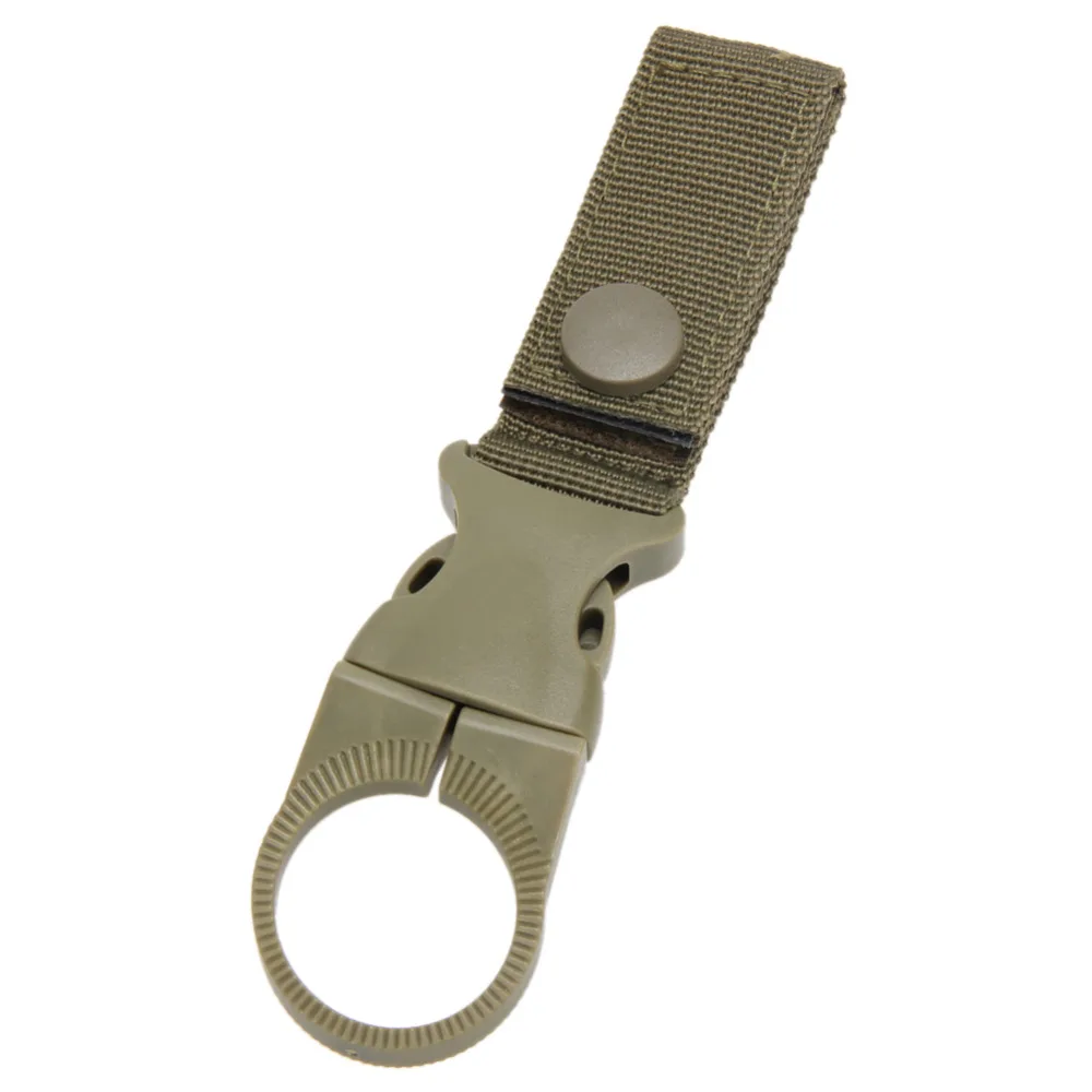 Military Multifunctional Buckle Webbing Straps High Strength Nylon Molle Water Bottle Carabiner Belt Hanging Keychain Key Hook
