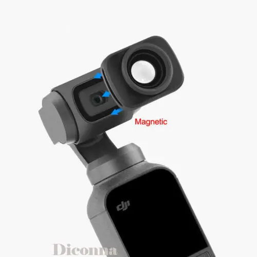 Магнитный широкоугольный объектив камеры верхний для DJI OSMO портативные Фильтры