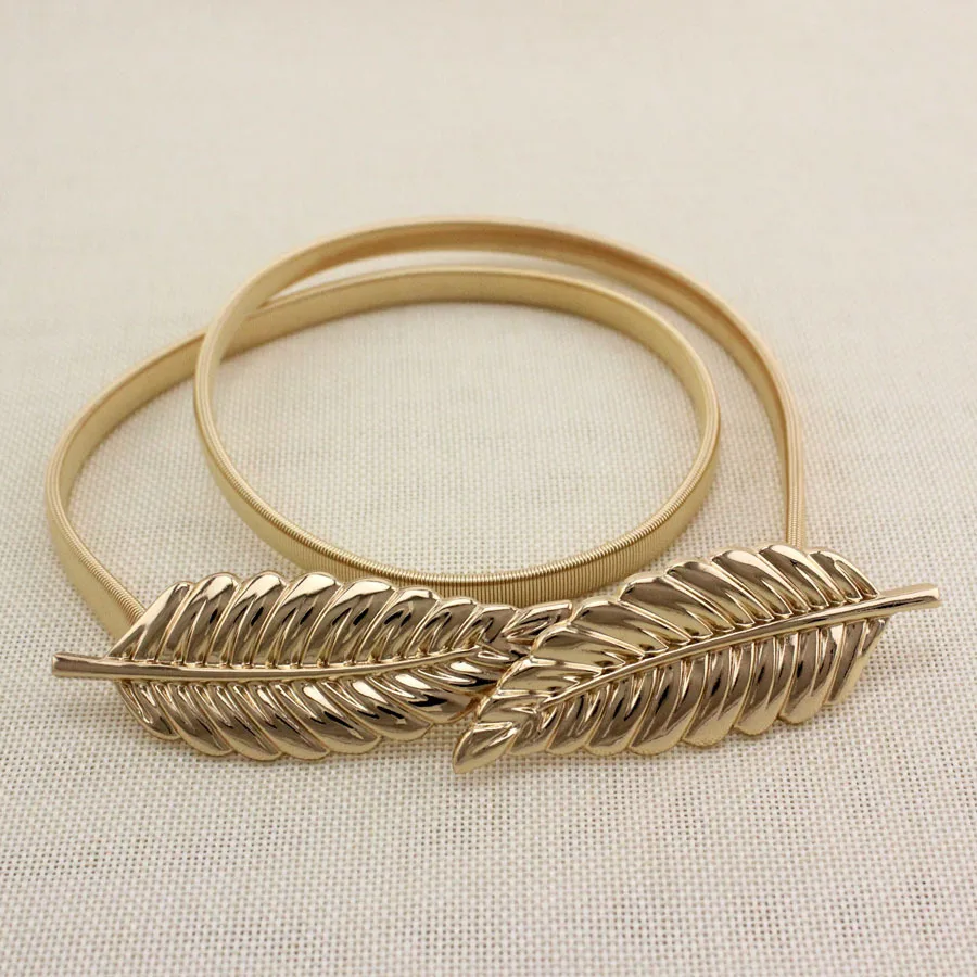 WP84-1(70cm) Модные ремни с металлической пластиной для женщин, дизайнерские Брендовые женские ремни, Женские Высококачественные эластичные тонкие ремни с цепочкой золотого и серебряного цвета - Цвет: WP84-1(70cm)