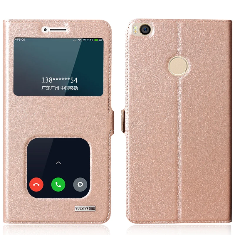 Чехол из натуральной коровьей кожи для Xiaomi mi Max/Max 2 Max2 чехол на магните