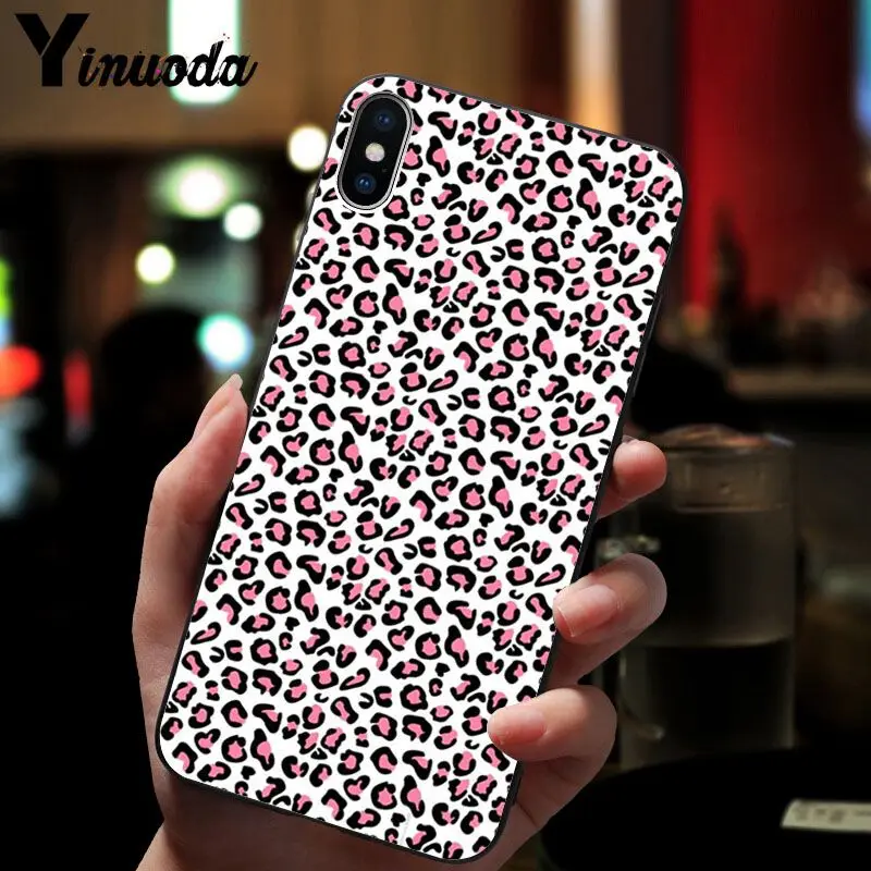 11pro MAX Леопардовый принт черный ТПУ чехол для телефона Apple iPhone 8 7 6 6S Plus X XS 5 5S SE XR |