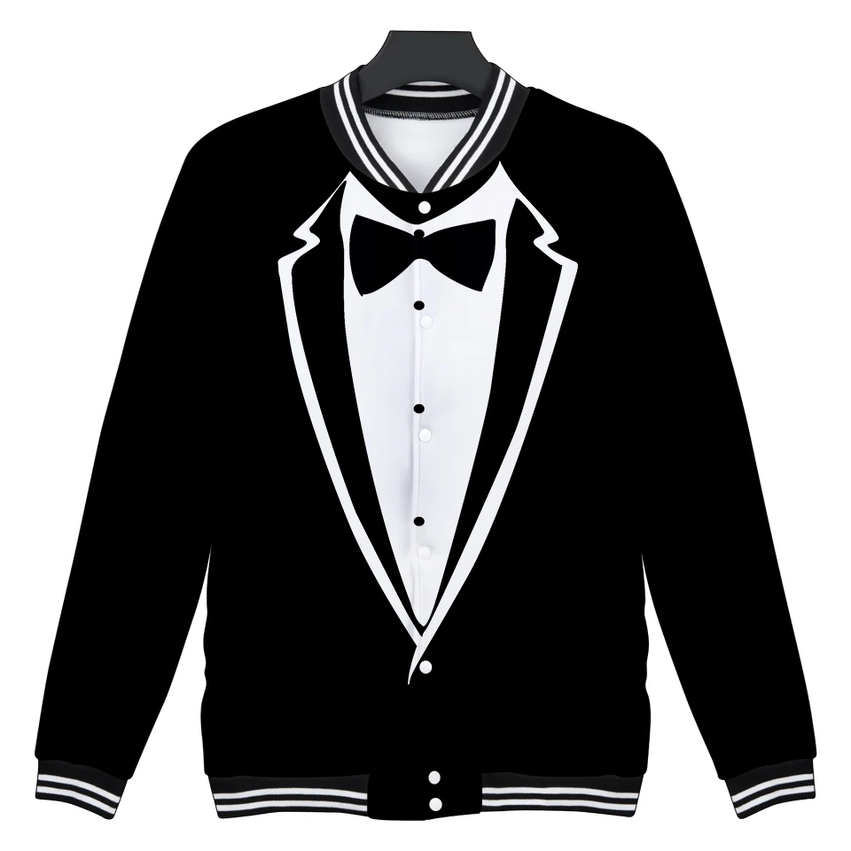 

3D Suit handsome Baseball Jacket Kpop Soft V-neck Casual Fashion Keep Warm High Quality 2018 New Style Unisex Jacket