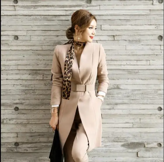 Женский пиджак в стиле ретро на весну и осень новинка 2019 + брюки милый костюм с