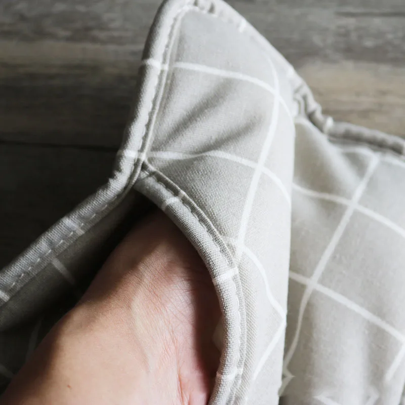 1 пара хлопковые изоляционные рукавицы для духовки кухонные перчатки