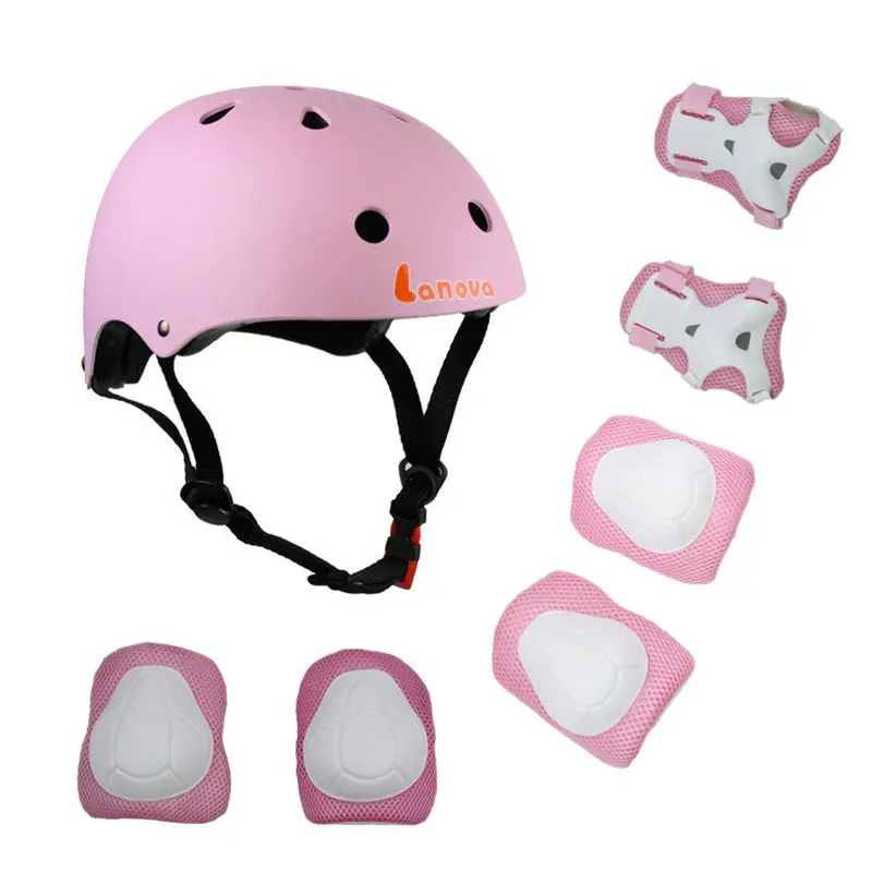 Защитный шлем LANOVA 7 шт./компл. для катания на роликах скейтборде катании коленях