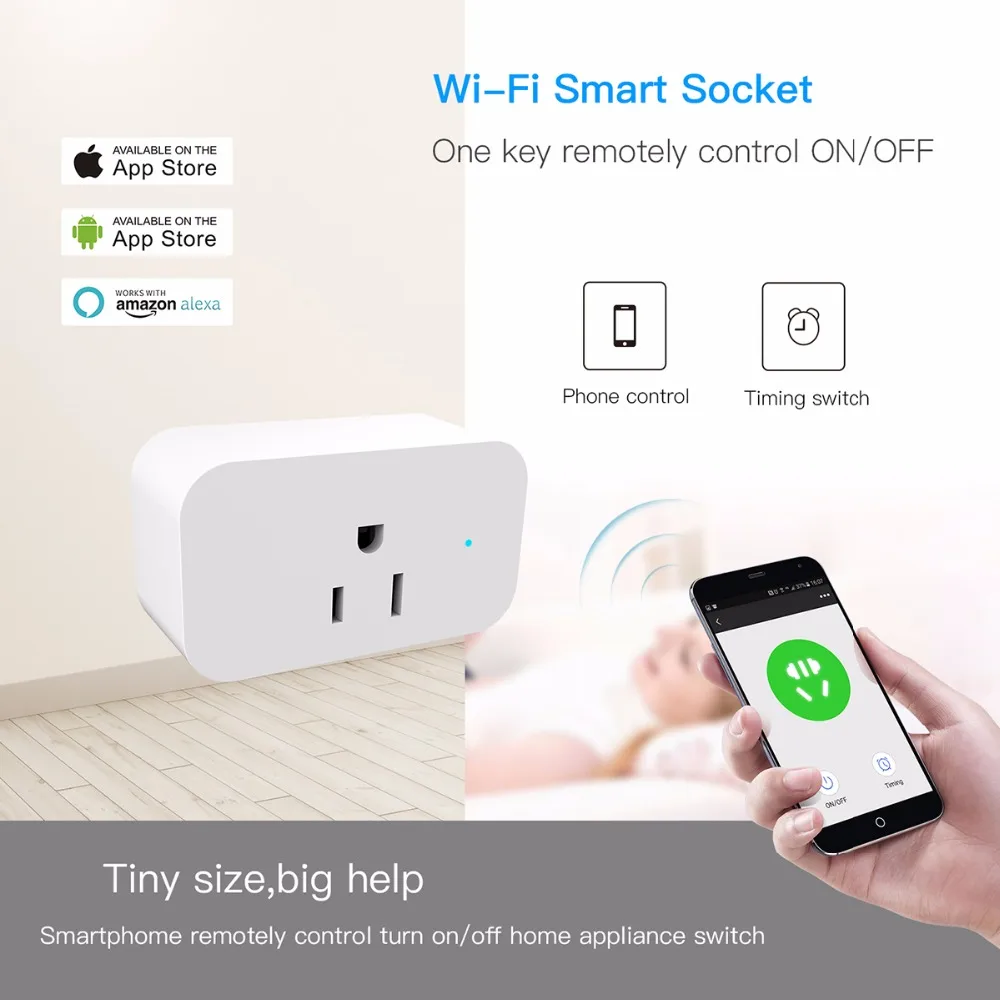 Умная розетка для умного дома 16 А с таймером Wi-Fi | Компьютеры и офис