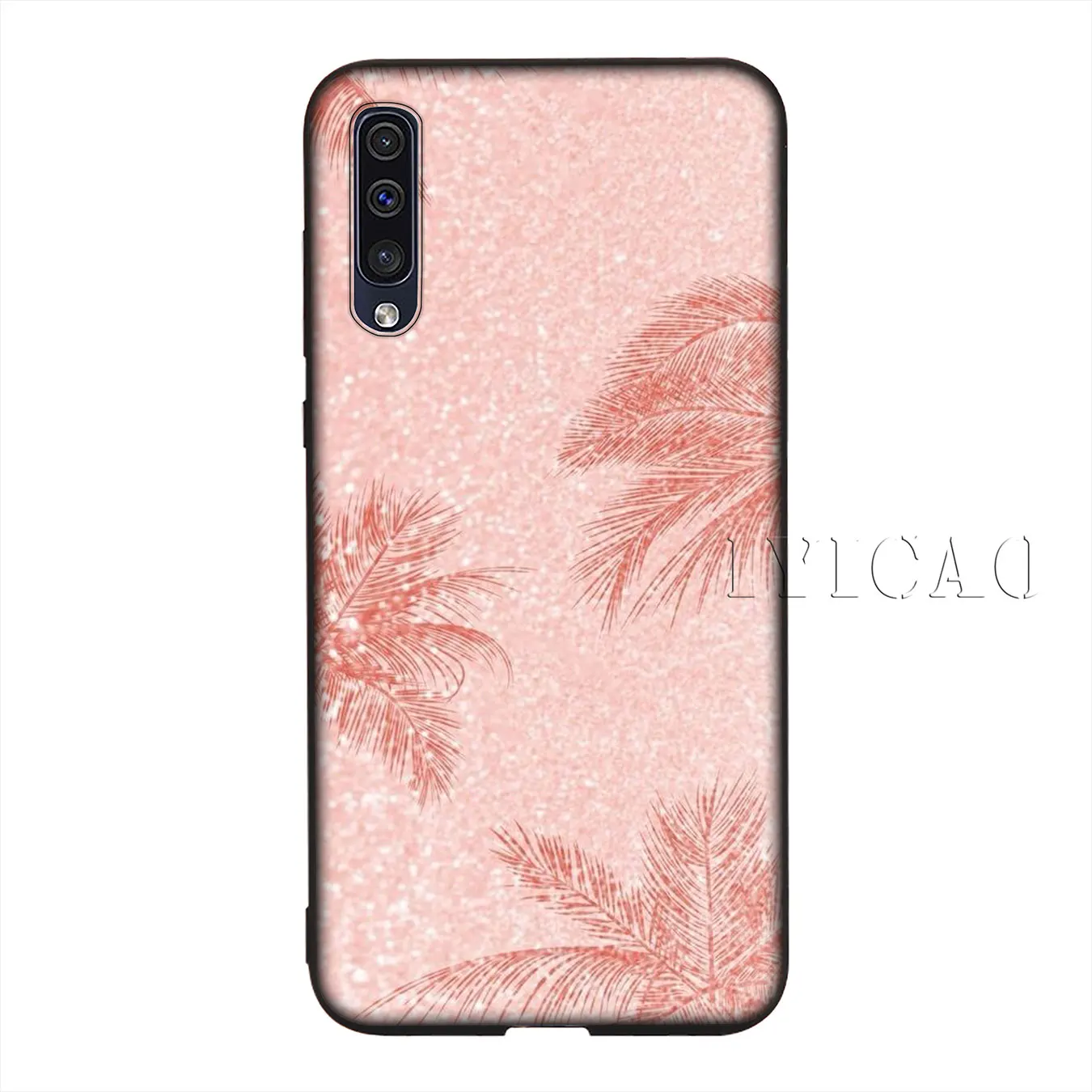 5 IYICAO, мягкий силиконовый чехол с сердечком ананасом и золотой розой для samsung Galaxy A10 A30 A40 A50 A70 M10 M20 M30, чехол - Цвет: 5