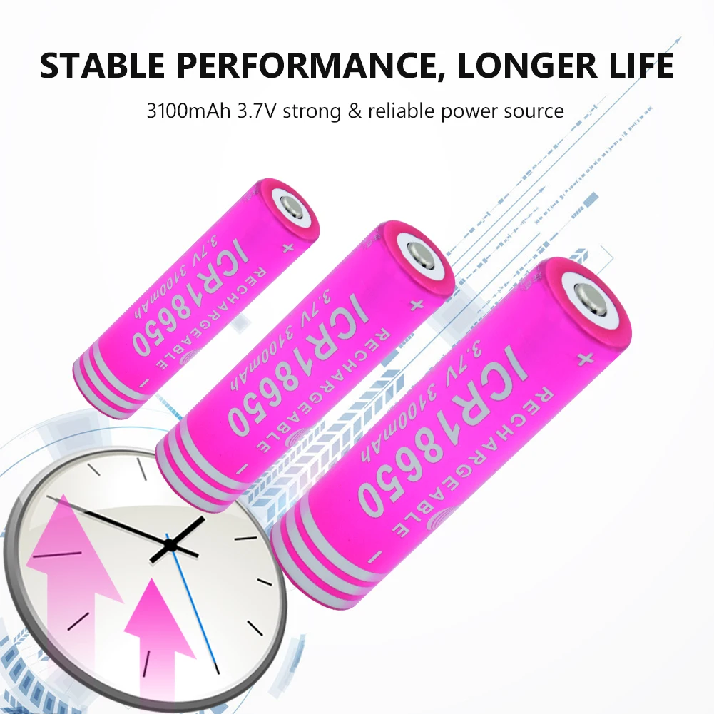18650 литиевая батарея 3100mAh 3 7 V электронная сигарета перезаряжаемая