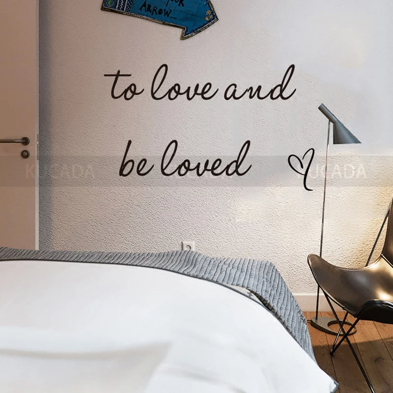 Скандинавский простой слоган на английском языке любовь и виниловая настенная