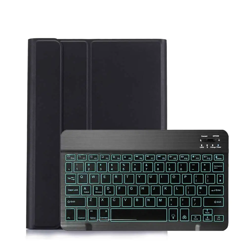 Black Чехол для iPad Pro 11, A80, A2013, A1934, a1989, чехол из искусственной кожи с подсветкой, откидная подставка, Чехол для iPad Pro, 11, Funda - Цвет: Black