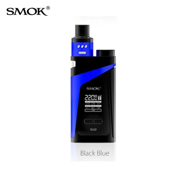 100% Оригинальные SMOK электронных сигарет SKYHOOK rdta Box Mod Kit Двойной аккумулятор
