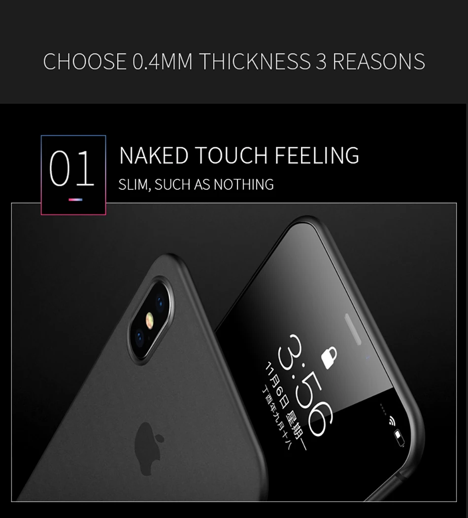 IHaitun роскошный 0,4 мм чехол для телефона для iPhone XS MAX XR X чехол s ультра тонкий прозрачный чехол для iPhone X 10 8 7 Plus