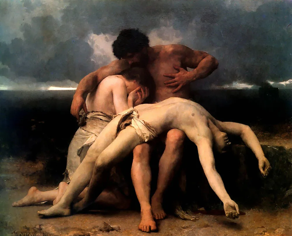 Картина маслом ручной работы The First Mourning by William Bouguereau|painting reproduction|oil painting