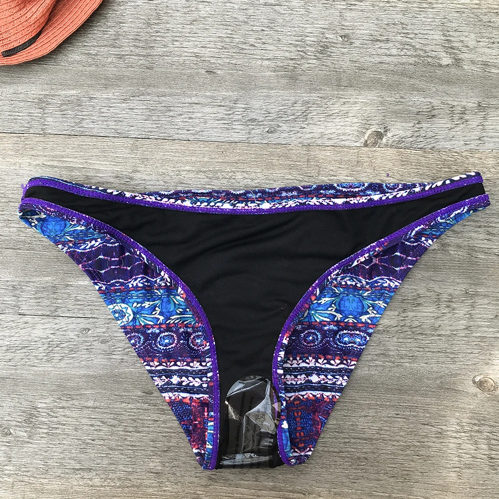 2019 bohemia chain sexy brazilian bikini set print plus size swimsuit swimwear women new bikinis biquini A304 |