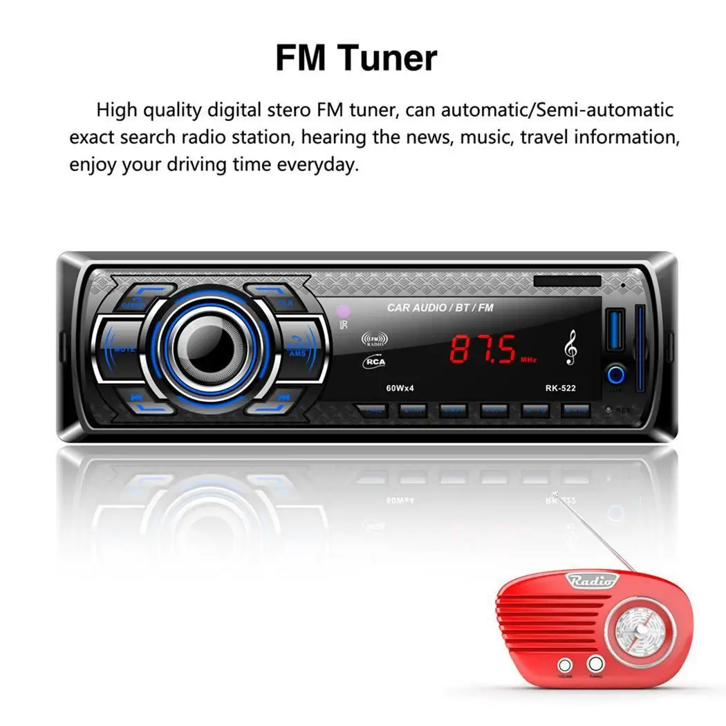 Bluetooth машина для автомобильных карт U диск автомобиля 12В 500 г MP3 независимый аудио