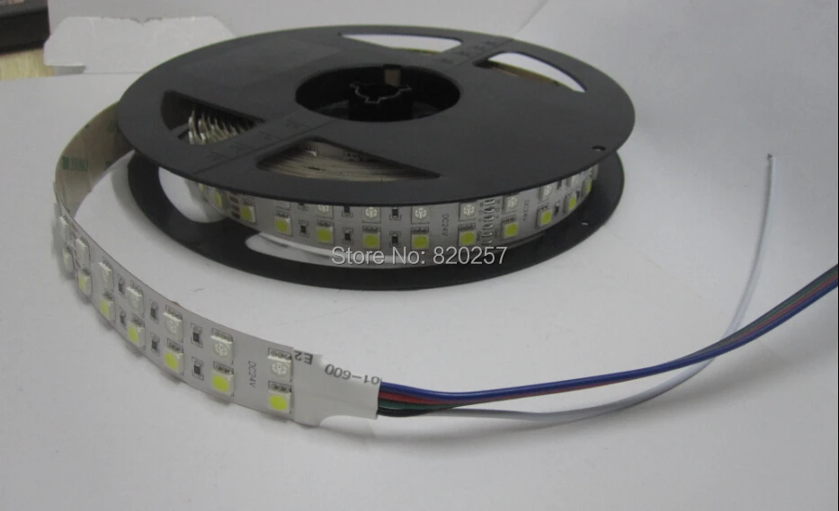 DHL EMS Бесплатная доставка Партия из 20 м/лот (5 м/катушка) DC24V RGBW RGB + теплый