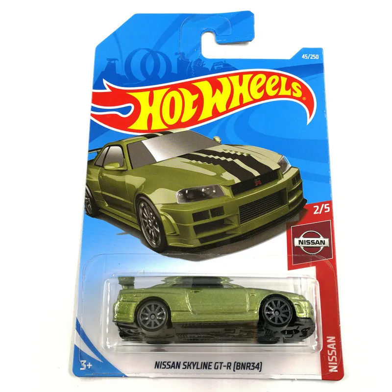Hot Wheels 1:64 Автомобиль NISSAN SKYLINE 2000 GT R RS Коллекционная версия металлические Литые