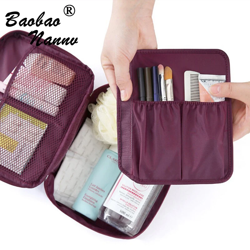 2019 Fashion Cosmetic Bag WaterProof Travel Large Capacity Solid Women Oxford Folding Unisex Luggage Handbags | Багаж и сумки