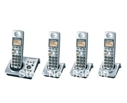Kx tg1031s DECT 6.0 беспроводной телефон с 4 телефонов цифровой запись автоответчик