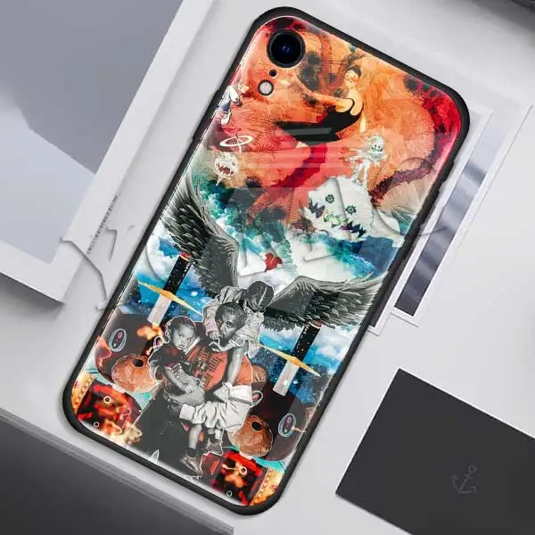 015 Чехлы с закаленным стеклом для Apple iPhone XR 7 8 6 6S Plus 11 Pro X XS MAX мягкий чехол для телефона - Цвет: 015