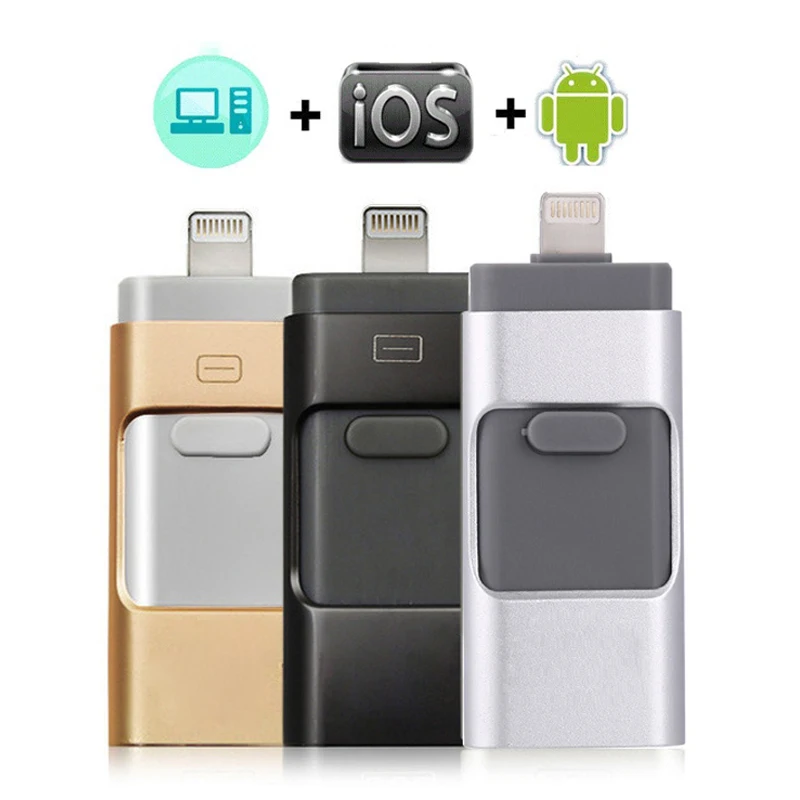 64 Гб USB флеш-накопитель для iPhone Memory Stick 32 Гб 16 Гб 64 Гб USB 3,0 Флешка Lightning Memory Stick для iPhone iPad iPod Android