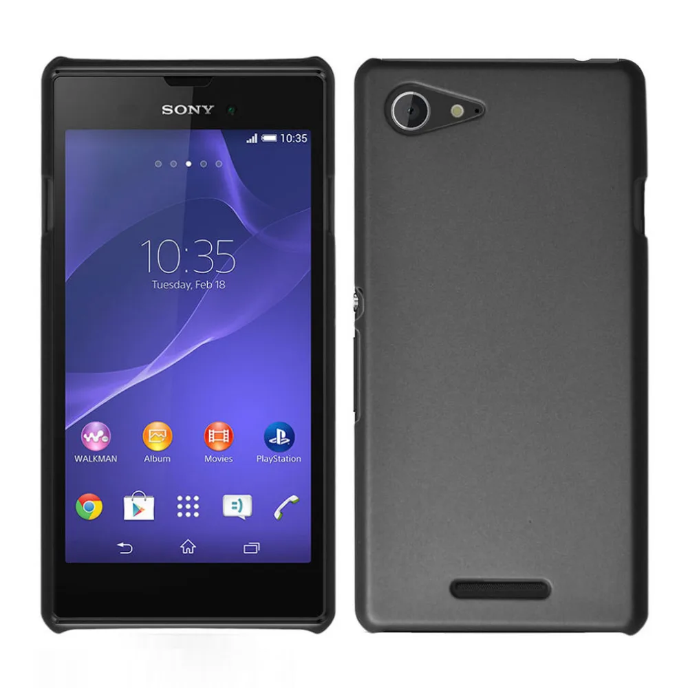 HIGH Quality Fashion Frosted Matte Plastic Hard sFor Sony Xperia E3 Case For D2203 D2206 Cell Phone Cover |