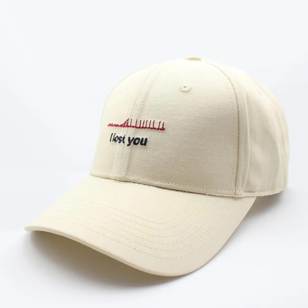 

Men Women Baseball Cap Embroidery I Lost You Cotton Kpop Visor Hats Dad Hat Adjustable Hip hop Dancing Sport Truck Snapback Cap