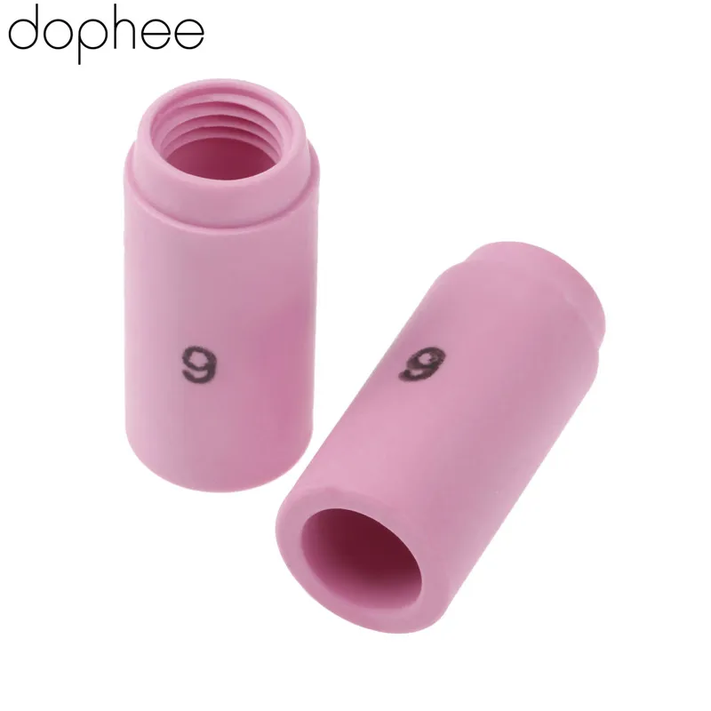 

Сопло для керамической чашки dophee TIG 13N10 (#6) TIG подходит для корпуса цанга, керамическая чашка из глинозема TIG 13N10 для использования с 9/20 10 шт.