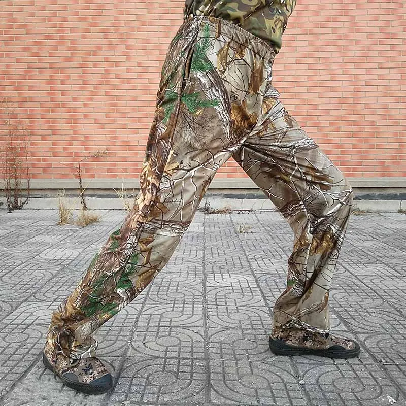 Men's Breathable Bionic Camouflage Pants Outdoor Sports Hunting Hiking Fishing Long Trousers Military Army Camo | Спорт и