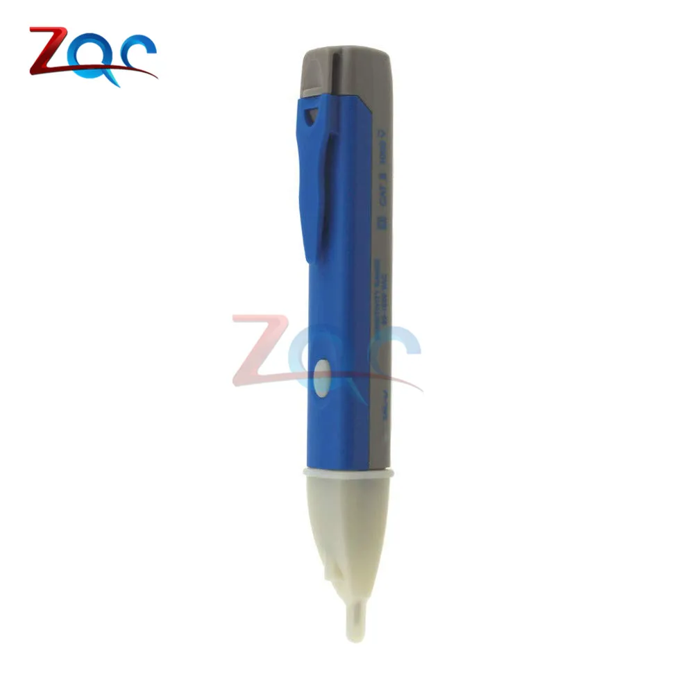 Blue single button AC 110 В 220 В вольтметр напряжение зонд вольт метр электрический индикатор мощность детектор тестер Бесконтактный Разъем настенный светодиодный 90-1000 в - Цвет: Blue single button
