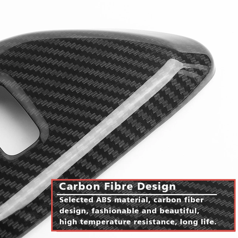 Полный набор 3D из углеродного волокна декоративные наклейки на руль центральная