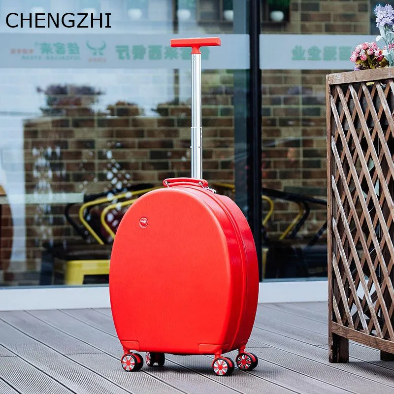 CHENGZHI NEW 20&quotInch ABS+PC Rolling Luggage Spinner Trolley Girls Carry On Suitcase Travel With Wheels | Багаж и сумки