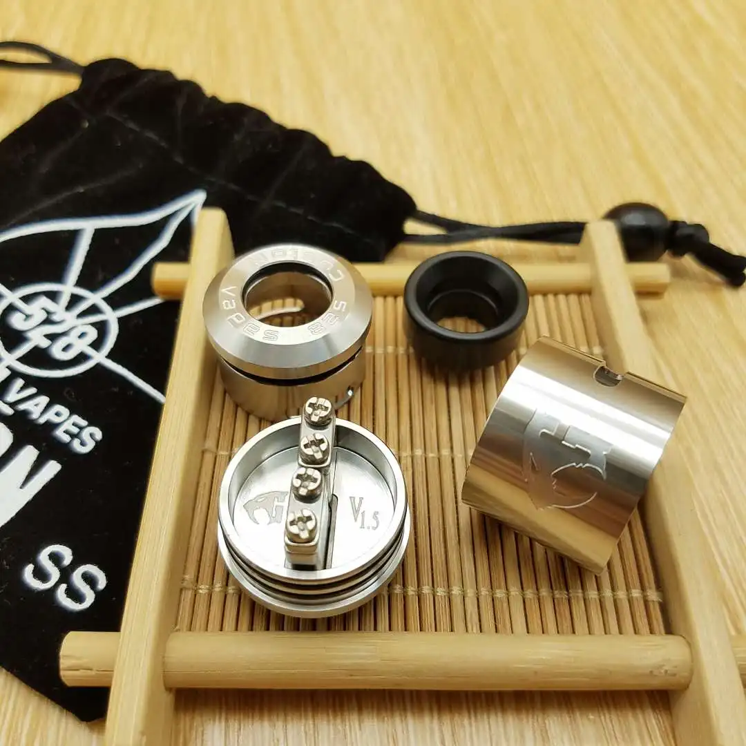 Оригинальный Goon v1.5 RDA атомайзер 528 электронная сигарета бак Rebuildable капающий