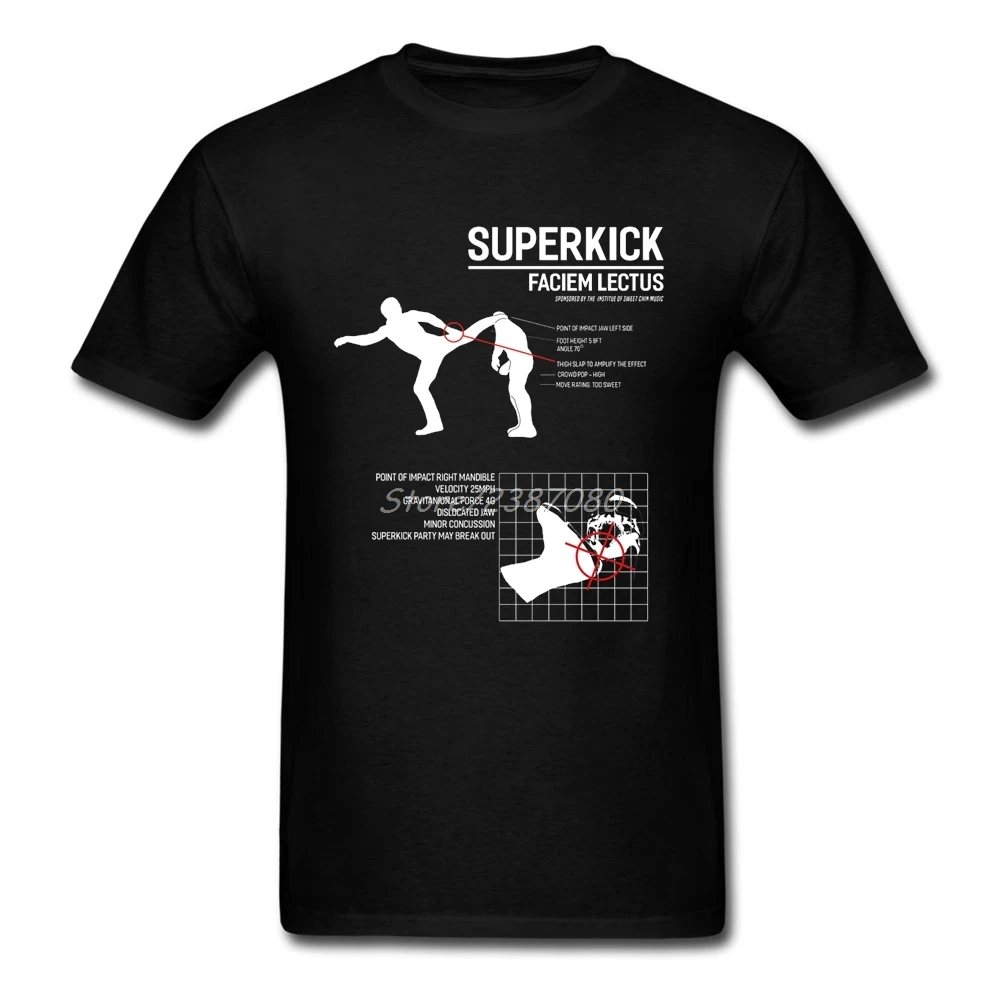 Superkick научно борьба футболки с надписями Big Размеры Одежда короткими рукавами для