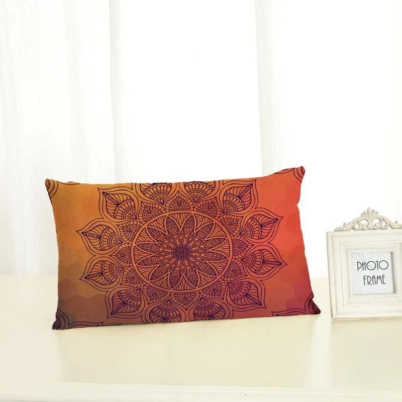 Personalized Geometric Cushion Covers Fashion Creativity Home decoration 30x50 Decorative Beige Linen Pillow Case | Дом и сад