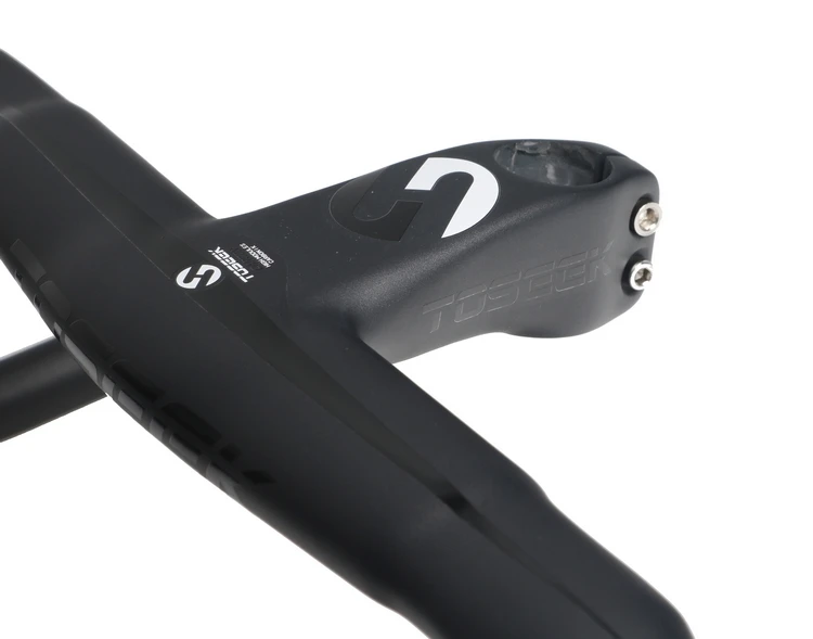 TOSEEK Углеродный руль для шоссейного велосипеда изогнутый стержень