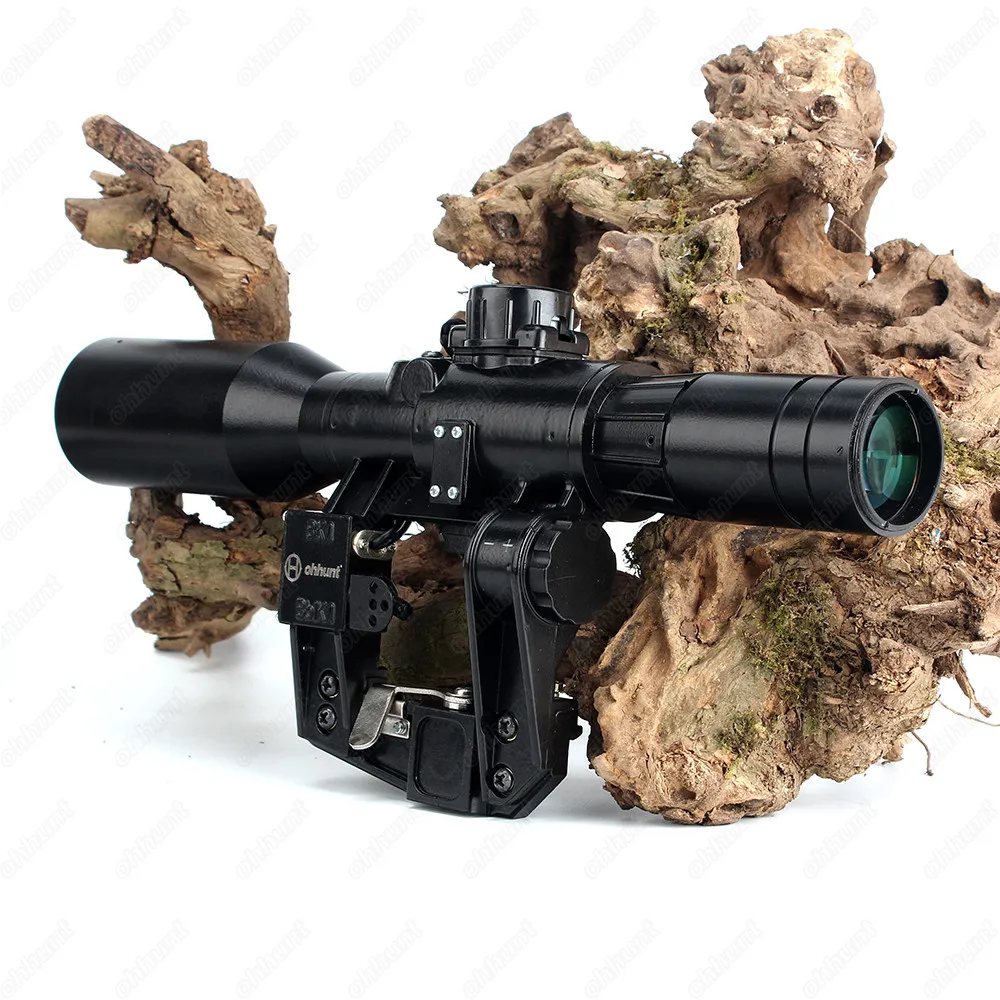 Ohhunt SVD 6X42D охотничий прицел с красной подсветкой из стекла с гравировкой POS-1 прицел подходит для тактического AK/SVD SKS Mount