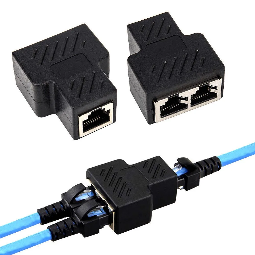 Разветвитель RJ45 2 шт.|Компьютерные кабели и разъемы| |