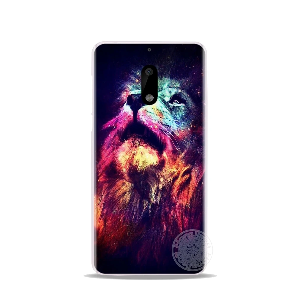 HAMEINUO милый прочный чехол для телефона с изображением льва тигра животного Nokia 9 8 7