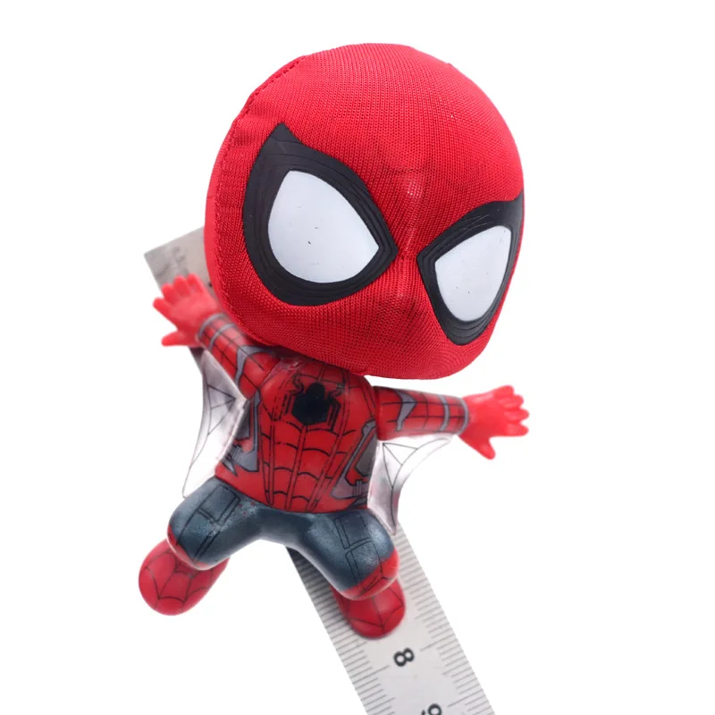 9.5cm style 5 7-18,5 см игрушки Marvel Мстители магнит Человек-паук возвращение домой ПВХ Фигурки Q версия мини модель человека-паука кукла украшение автомобиля - Цвет: 9.5cm style 5
