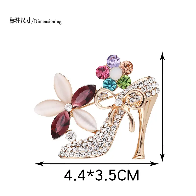 Изысканные обувные штифты и броши для женщин брошь кошачий глаз булавки стразы