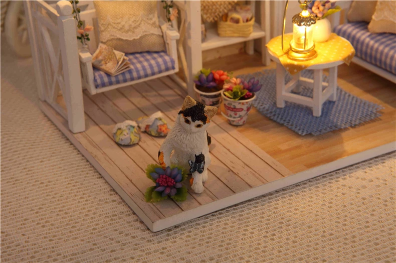 Милый DIY Дневник котенка музыкальная шкатулка хороший подарок на день рождения для девушки сияющая музыкальная шкатулка сделанная с деревом обучающая ручная работа