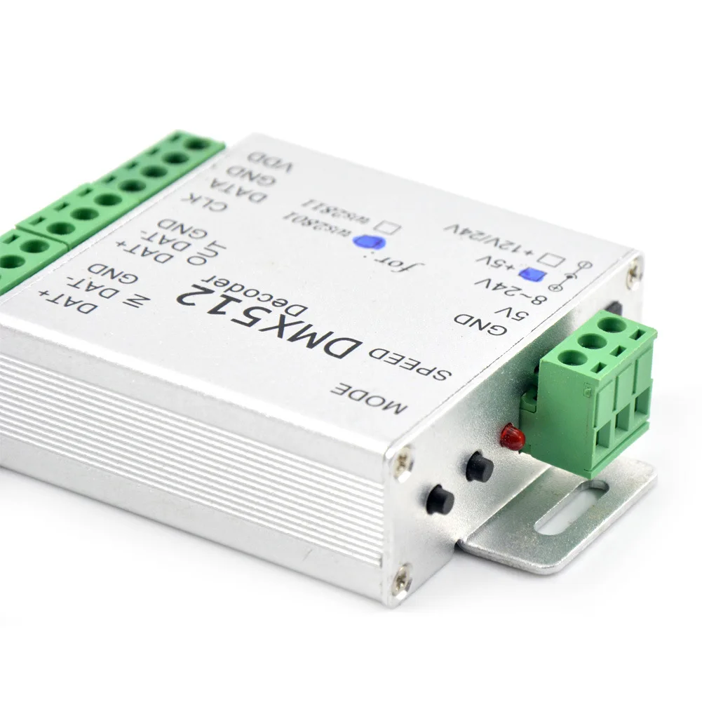 Драйвер постоянного тока IC светодиодный декодер DMX512 5 в 12 В полноцветный