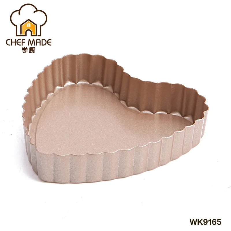 Сковорода для торта сковорода выпечки домашняя форма мини в форме сердца золотой