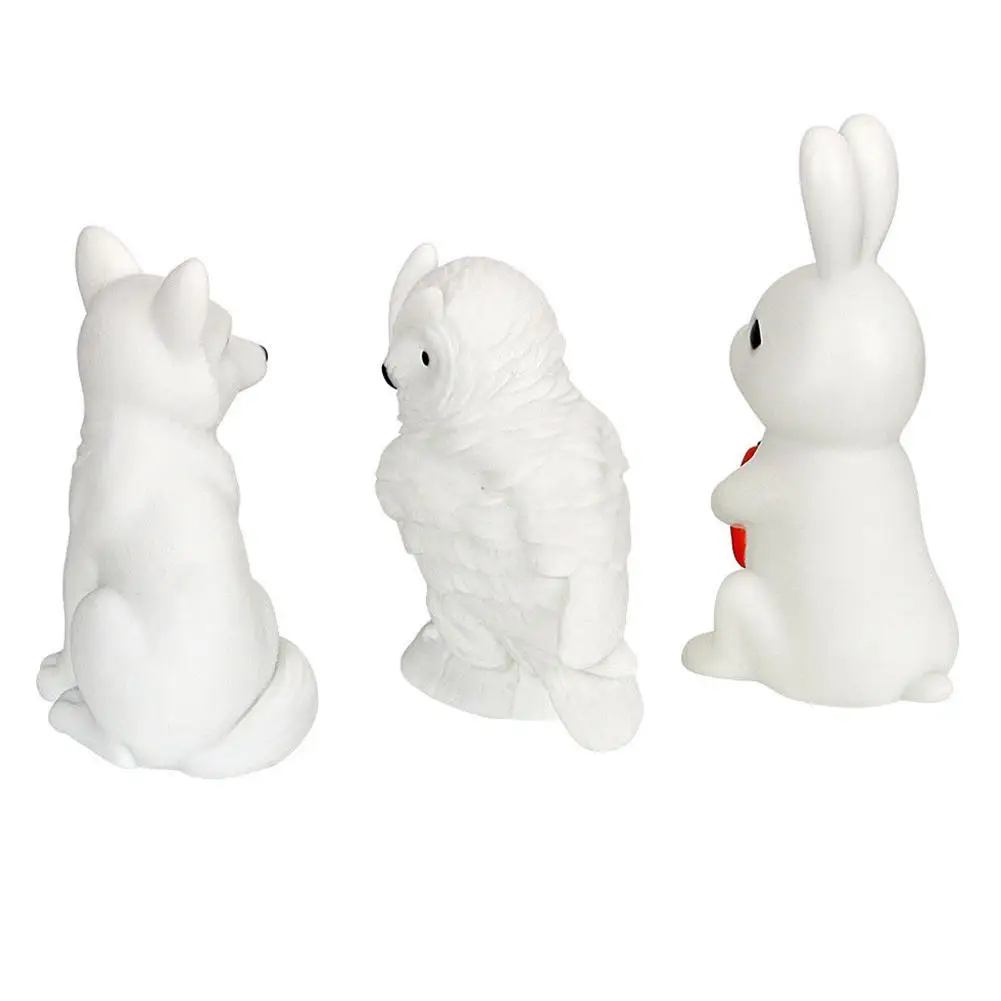 HobbyLane Cute Cartoon Animal LED Night Light Rabbit Fox Owl Shape Lights Luminous Toys Home Decoration Kids Gift