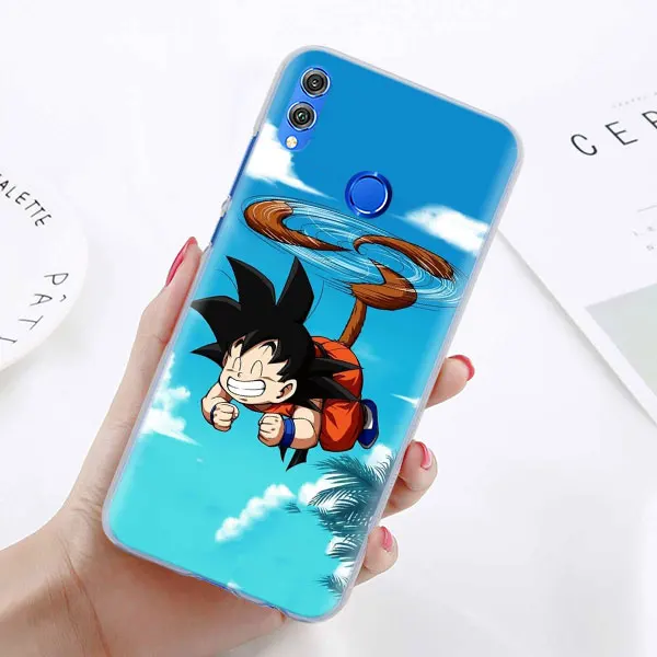 Goku Dragon Ball Z Супер сайян чехол для телефона для huawei Honor 8X 8A Pro 8C 8 S 9 10 Lite 20i Honor Play Y7 Y9 чехол Coque - Цвет: 04