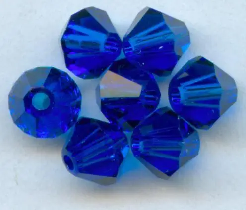 

Free Shipping, 288pcs/Lot 6mm Cobalt color Chinese Top Quality Crystal Bicone Beads