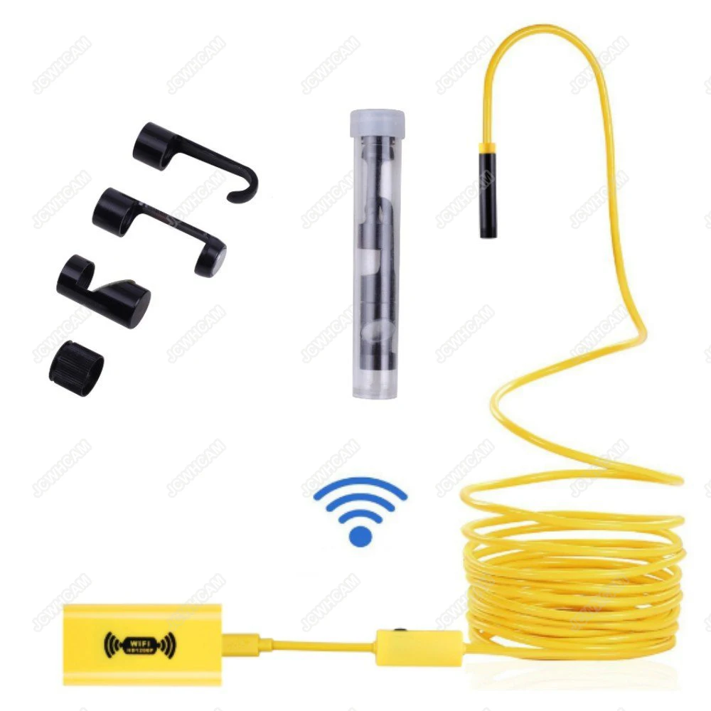 

Wifi Android Endoscope Camera 1200p 8mm Waterproof Tube Inspection Camera Borescope For Windows MAC Smartphone iPhone Endoscope